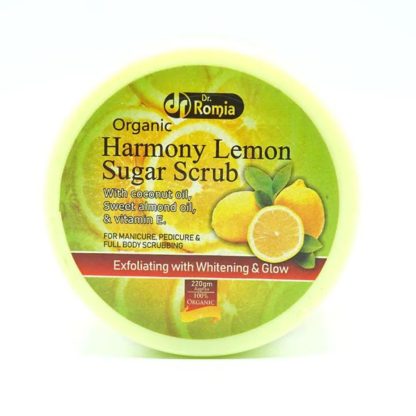 Dr Romia Organic Harmony Lemon Sugar Scrub