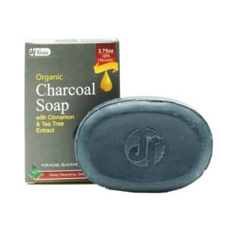 Organic Charcoal Soap For Acne, Blackheads, Pores Cleansing - Dr Romia